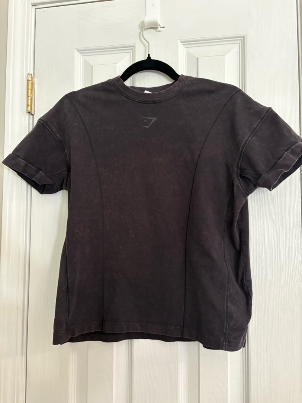 Gymshark Washed Dark Gray Crew T-Shirt